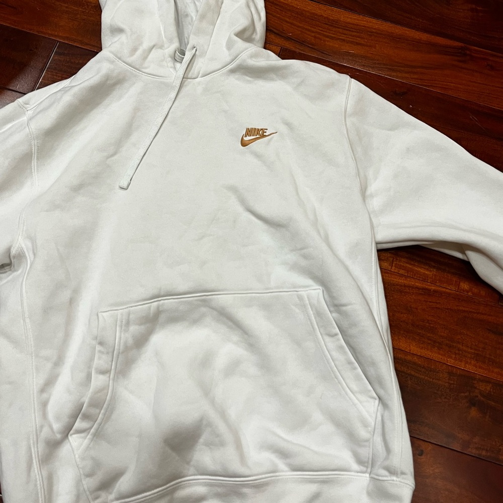 White nike hoodie